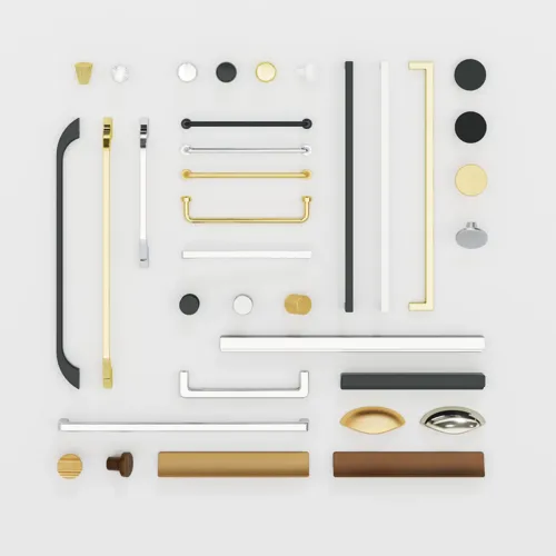 Vind de perfecte greep voor je badkamermeubels, of je nu de voorkeur geeft aan chroom, messing, zwart, vrouwelijke of minimalistische stijl – de greep maakt de uitstraling van je badkamer compleet